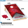 image:imageNCAA 2 x 4 Cornhole Set 8 Bags Outdoor GameOklahoma Sooners