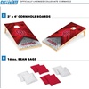 image:imageNCAA 2 x 4 Cornhole Set 8 Bags Outdoor GameOklahoma Sooners