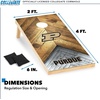 image:imageNCAA 2 x 4 Cornhole Set 8 Bags Outdoor GamePurdue Boilermakers