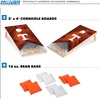 image:imageNCAA 2 x 4 Cornhole Set 8 Bags Outdoor GameTennessee Volunteers