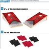 image:imageNCAA 2 x 4 Cornhole Set 8 Bags Outdoor GameTexas Tech Red Raiders