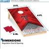 image:imageNCAA 2 x 4 Cornhole Set 8 Bags Outdoor GameTexas Tech Red Raiders