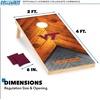 image:imageNCAA 2 x 4 Cornhole Set 8 Bags Outdoor GameVirginia Tech Hokies