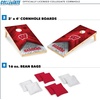 image:imageNCAA 2 x 4 Cornhole Set 8 Bags Outdoor GameWisconsin Badgers