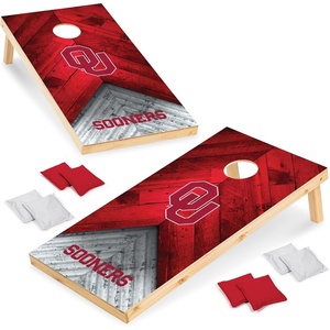 image:imageNCAA 2 x 4 Cornhole Set 8 Bags Outdoor GameOklahoma Sooners