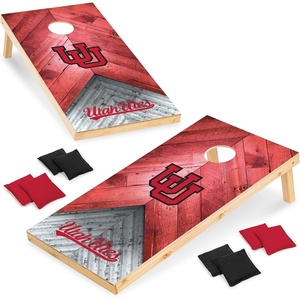 image:imageNCAA 2 x 4 Cornhole Set 8 Bags Outdoor GameUtah Utes