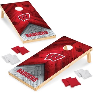 image:imageNCAA 2 x 4 Cornhole Set 8 Bags Outdoor GameWisconsin Badgers