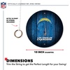 image:imageSolid Wood NFL Hook amp Ring Toss Set with Direct Print HD Team Graphics  Easy Hang Hook and Ring Toss Target  Great Gift for Any Football Fan Ring Toss Family Game for a Game RoomLos Angeles Chargers