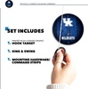 image:imageWild Sports Solid Wood College Hook amp Ring Toss Set with Direct Print HD Team Graphics  Easy Hang Hook and Ring Toss Target  Great Gift for Any NCAA FanKentucky Wildcats