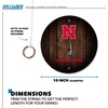 image:imageWild Sports Solid Wood College Hook amp Ring Toss Set with Direct Print HD Team Graphics  Easy Hang Hook and Ring Toss Target  Great Gift for Any NCAA FanNebraska Cornhuskers