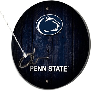 image:imageWild Sports Solid Wood College Hook amp Ring Toss Set with Direct Print HD Team Graphics  Easy Hang Hook and Ring Toss Target  Great Gift for Any NCAA FanPenn State Nittany Lions