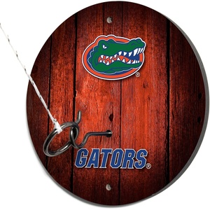image:imageWild Sports Solid Wood College Hook amp Ring Toss Set with Direct Print HD Team Graphics  Easy Hang Hook and Ring Toss Target  Great Gift for Any NCAA FanFlorida Gators